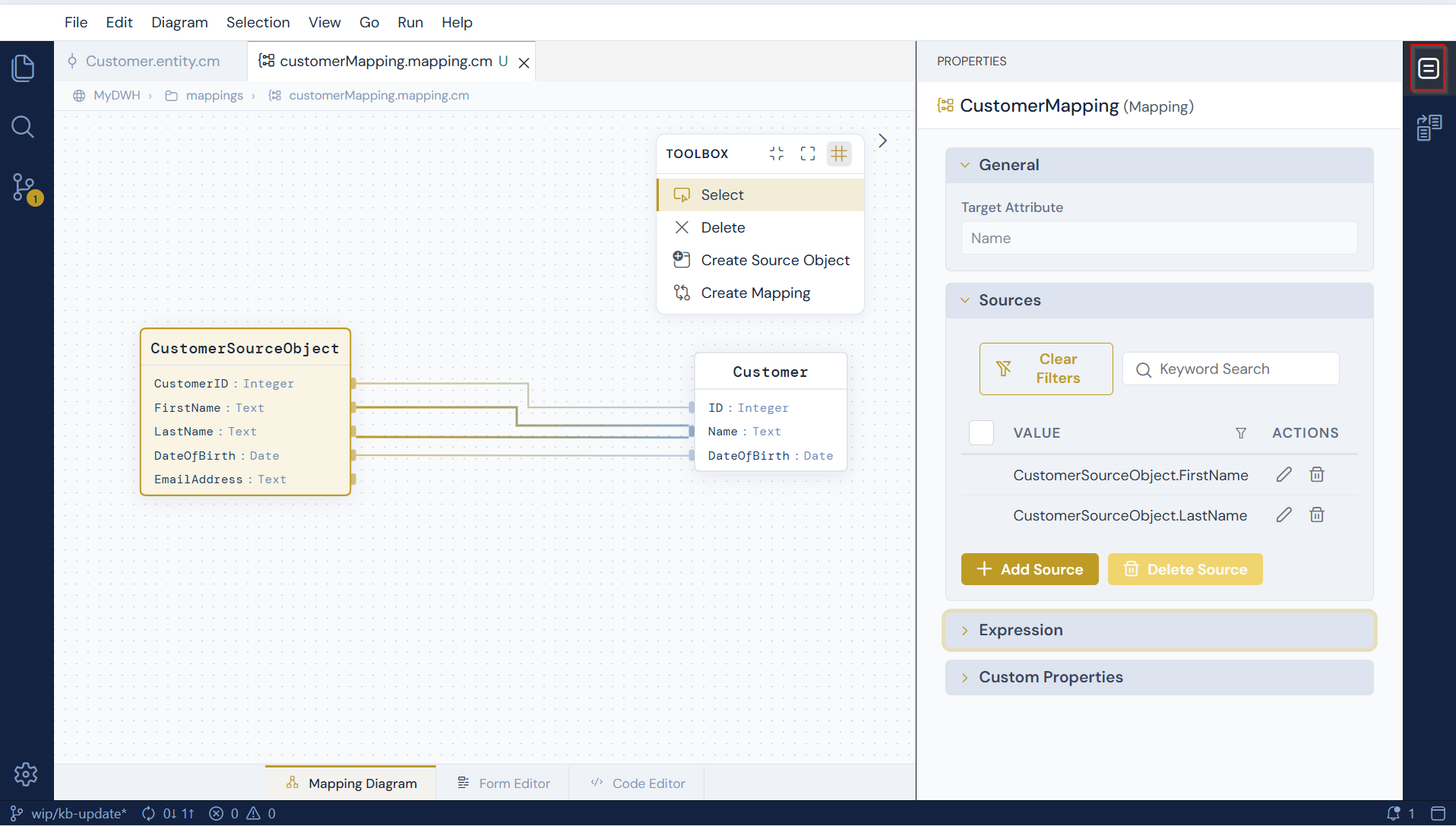 attribute-mapping-detauls